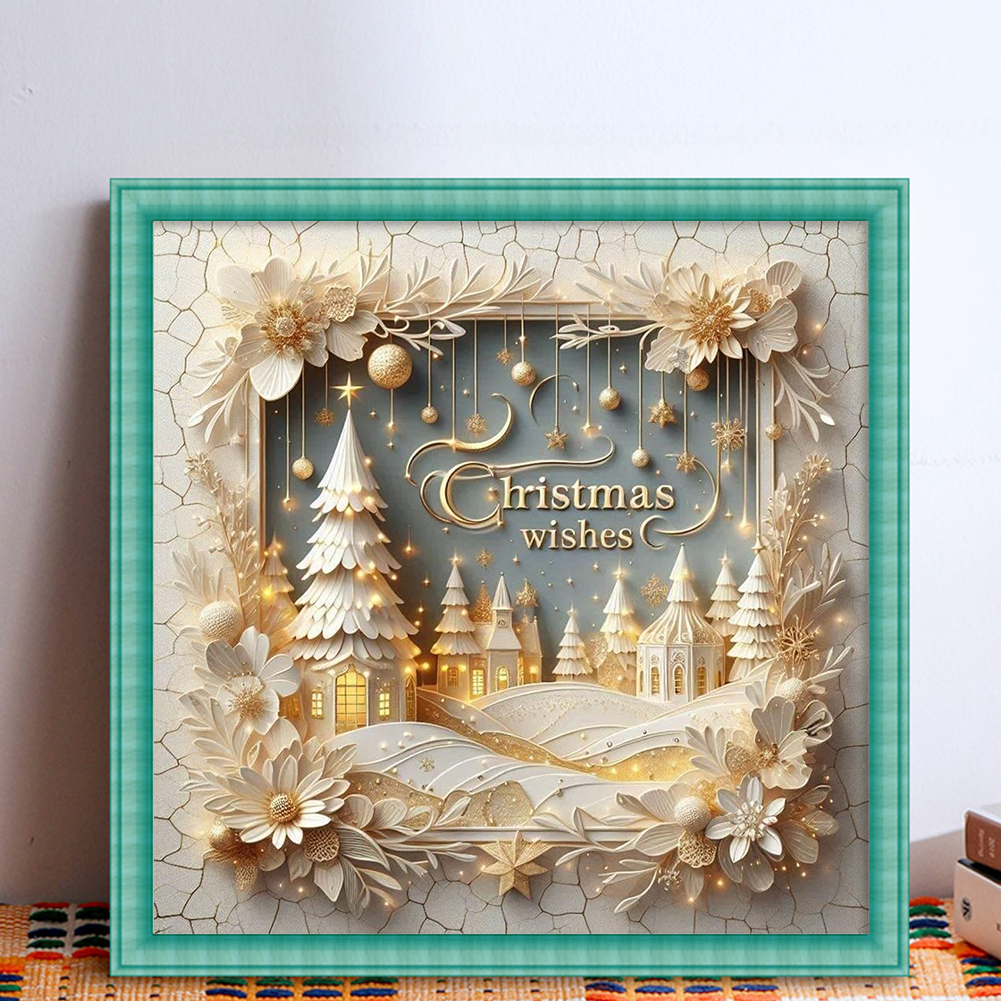 Xmas Printed Cross Stitch Kit  - Embroidery Xmas Decorations incelemesi ve fiyatı
