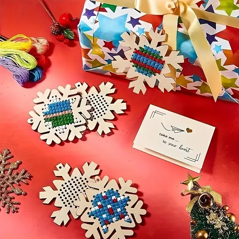 12Set Cross Stitch Hanging Pen - Embroidery Xmas Decorations incelemesi ve fiyatı