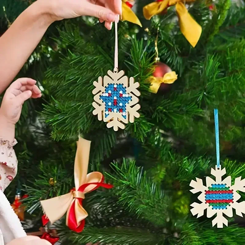 12Set Cross Stitch Hanging Pen - Embroidery Xmas Decorations incelemesi ve fiyatı
