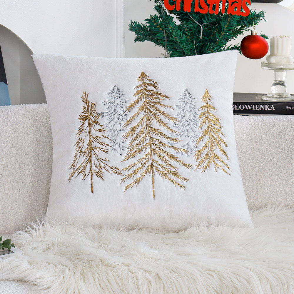 Christmas Faux Rabbit Fur Pill - Embroidery Xmas Decorations incelemesi ve fiyatı
