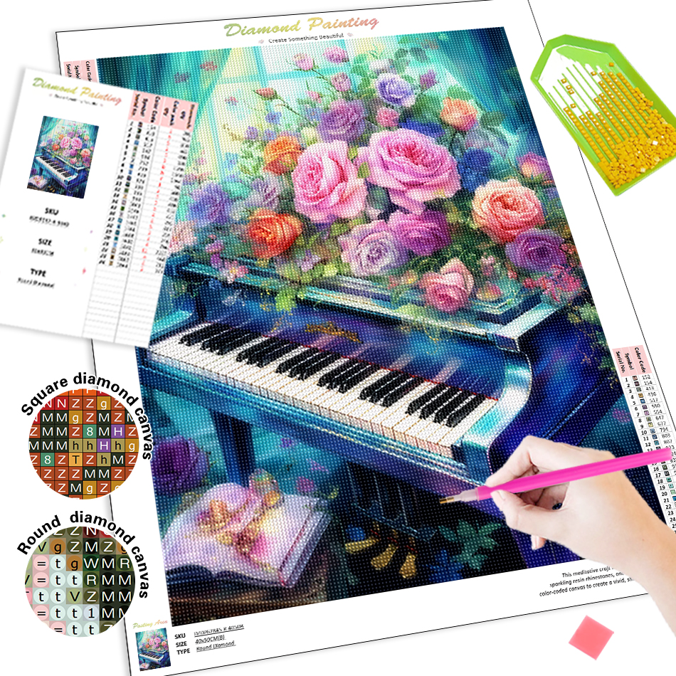 1pc frameless  Diamond Paintin - Embroidery Daisy incelemesi ve fiyatı