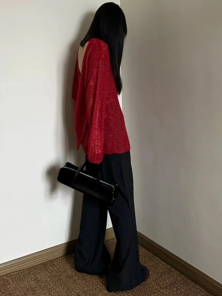 Y2K See-Through Knitted Women' - Embroidery Shirt incelemesi ve fiyatı